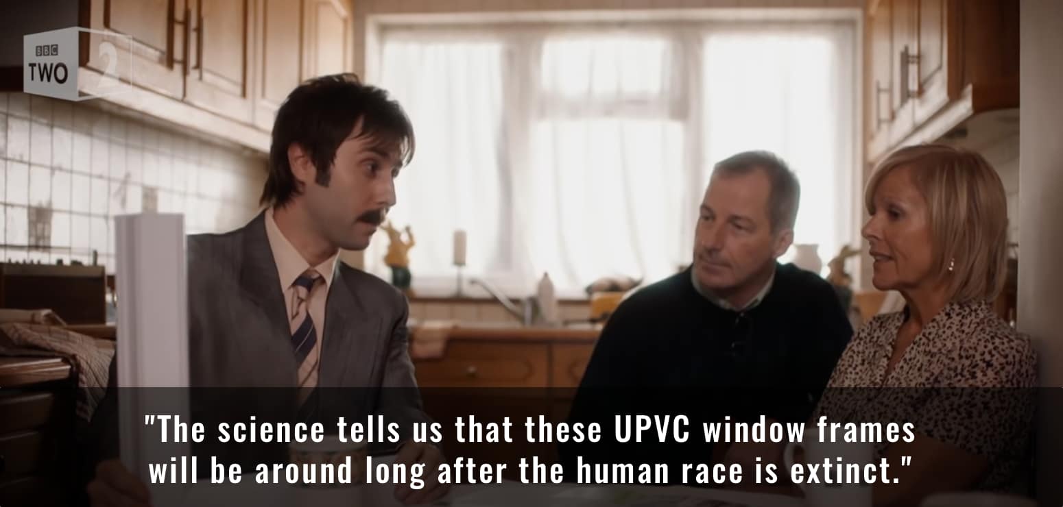 Double-Glazing Salesman from the 1980s