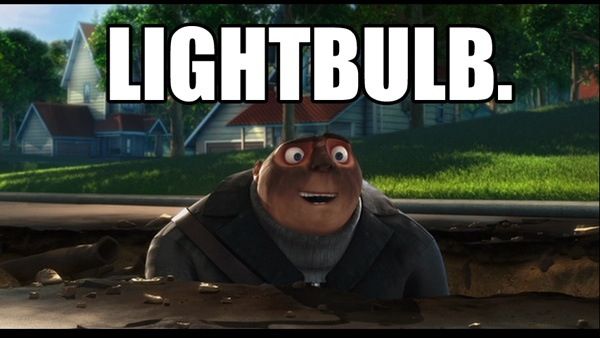 Lightbulb!